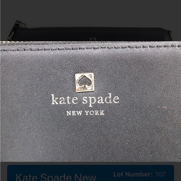 Kate Spade Black Crossbody Bag with Gold Chain - Picture 2 of 6